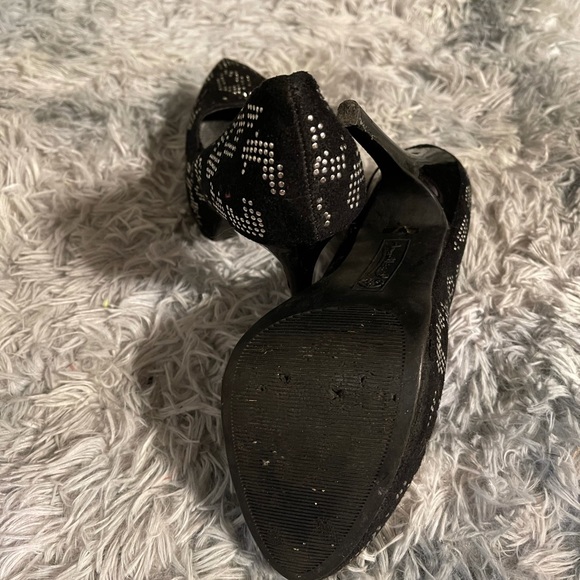 Anne Michelle black and silver Leopard pattern - Picture 4 of 6